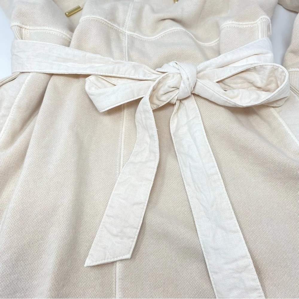 Tommy Bahama Sunray Cove Bedouin Sand Cotton Dress Tie Waist Large - Picture 8 of 11